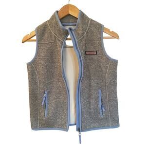 Girl's Vineyard Vines Grey Vest sz M (10/12) Girls Grey Vest
